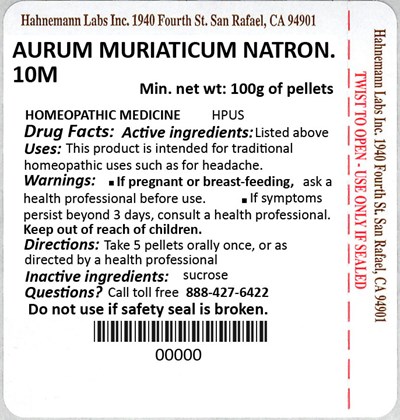 Aurum Muriaticum Natronatum 10M 100g - Aurum Muriaticum Natronatum 10M 100g